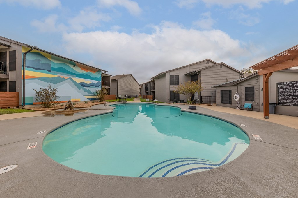 take a dip in our resort style pool