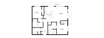 this floor plan is an approximation of our floor plan