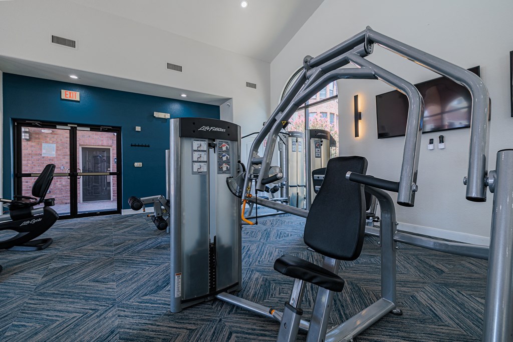 our gym is equipped with a variety of cardio equipment