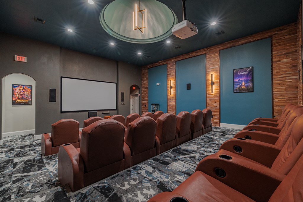 a room filled with furniture and a large window