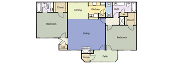 a blueprint of a floor plan of a house