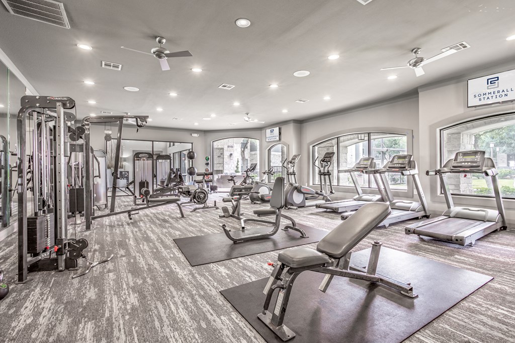 our state of the art gym is equipped with cardio equipment and weights