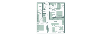 a blueprint of a floor plan of a house
