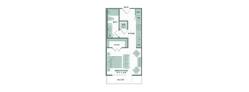 a floor plan of a unit of a building