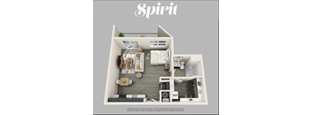 a floor plan of the spirit