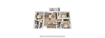 bedroom floor plan an opens up concept for this 1100 sq.ft. home