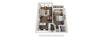 a floor plan of the villas at houston levee west apartments in cordova,
