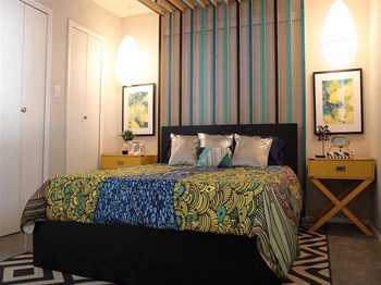 spacious bedroom