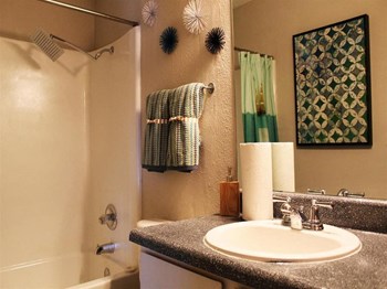 Spacious bathroom