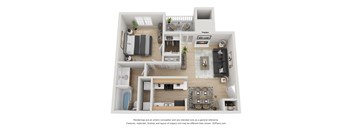 a floor plan of lodges at the avenues of north decatur