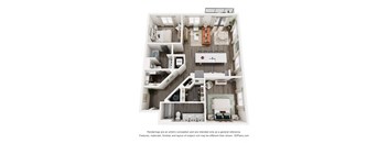 a floor plan of a 1 bedroom floor plan