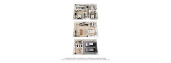 4 bedroom floor plan  apartments in the residences at