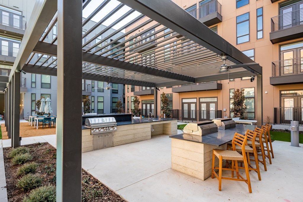 our apartments offer a clubhouse with a lounge and dining area