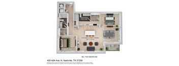 this is a 3d floor plan of a 2100 sq ft