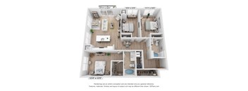 3d floor plan of the c2