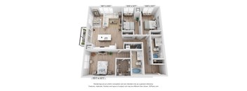 3d floor plan of the c3