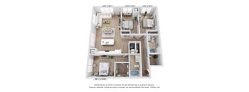 3d floor plan of the c4