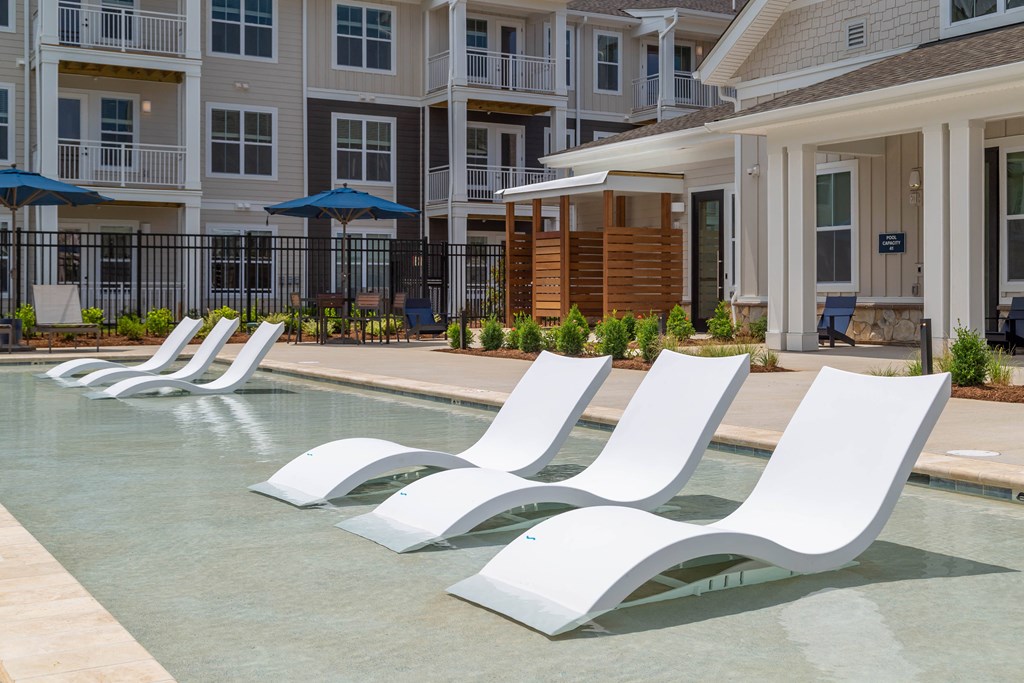 Outdoor Showers and Lounge Chairs, Accessible for All