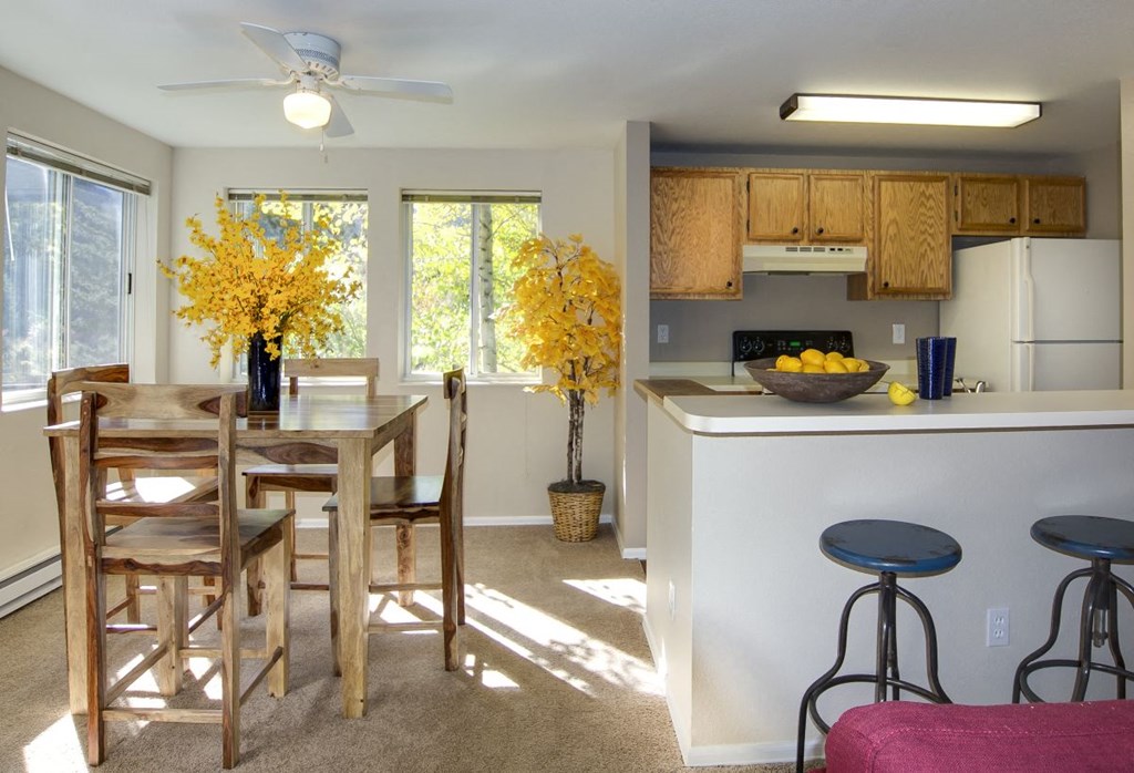dinning room and kitchen view