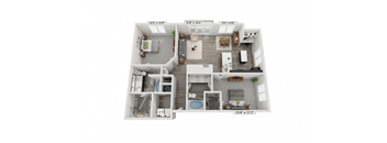 a234  3 bedroom floor plan  460 square feet  the envoy