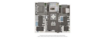 a 2234 sqft floor plan  1 bedroom