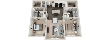 the floor plan of fountain court apartments grove