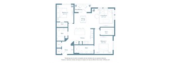 Two Bedroom B2 floorplan