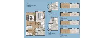 A1 floor plan in houston texas apartments