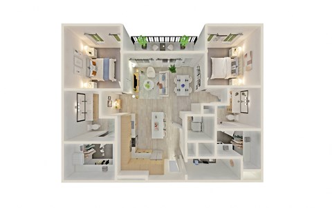 a floor plan of a 3 bedroom192 sq ft house