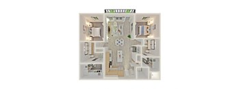a floor plan of a 1 bedroom192 sq ft apartment