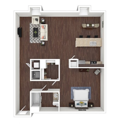 60 S Main Street Studio-2 Beds Apartment for Rent - Photo Gallery 123