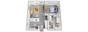 a1 floor plan  1 bedroom with 2 baths  1192 square feet
