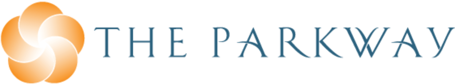 The Parkway logo with a leaf design.