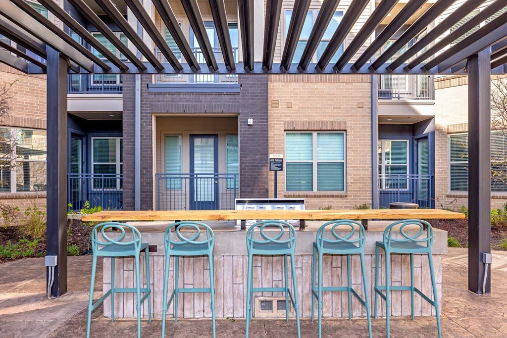 our apartments showcase a beautiful patio