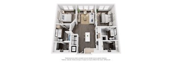 a 1 bedroom floor plan  950 sq ft