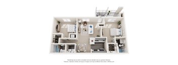 a floor plan of a 1 bedroom apartment with a bathroom