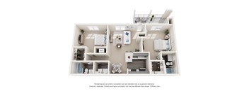 a floor plan of a 1 bedroom apartment with a bathroom and a living room