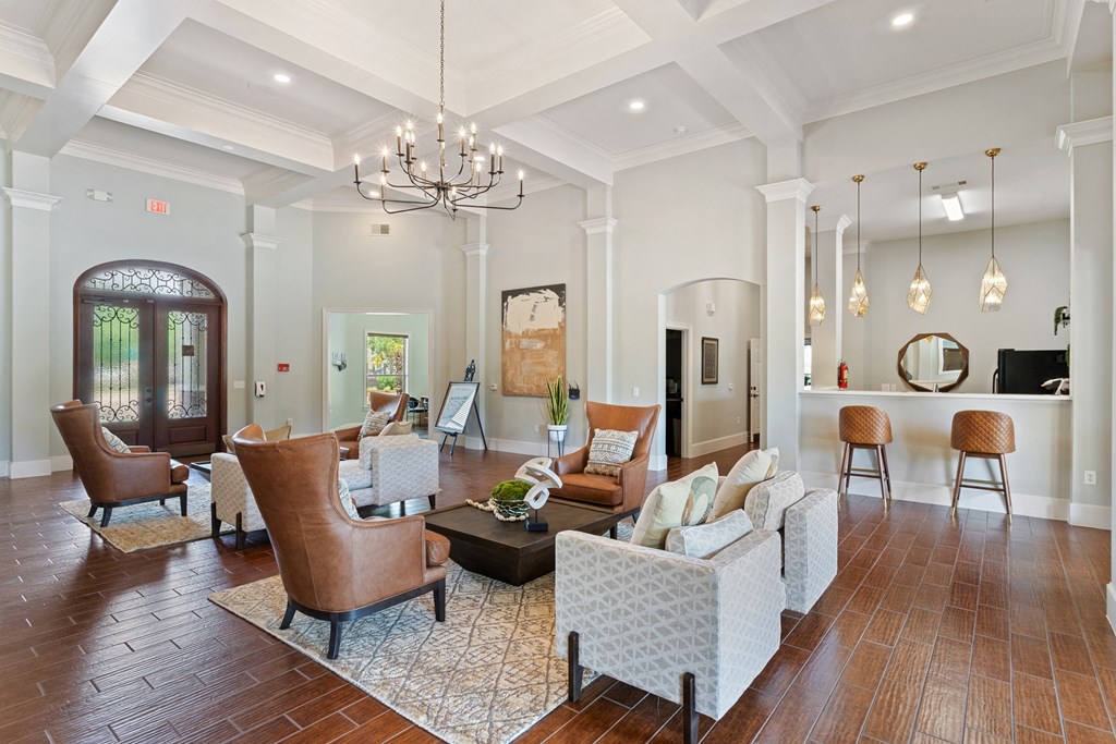 clubhouse with seating area