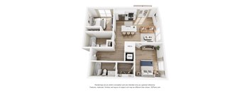 A floor plan of a house with labeled rooms.