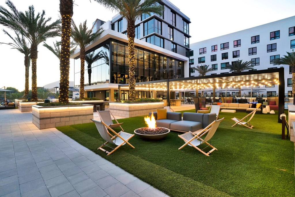 night time fire pits