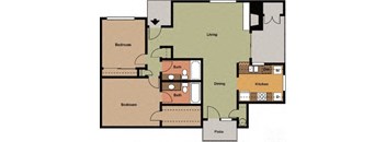 a diagram of a floor plan of a house