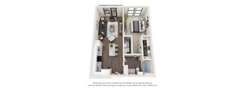 a 1 bedroom floor plan  summit  503 sq ft