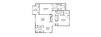 a floor plan of a home