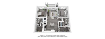 a floor plan of a 1 bedroom floor plan