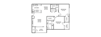 a floor plan of a home