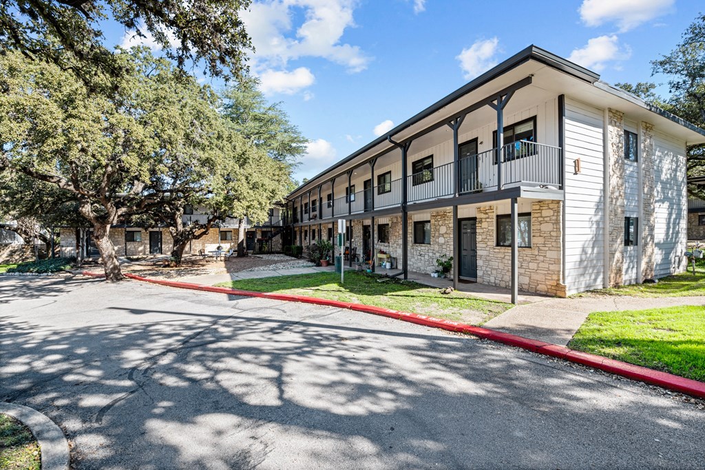 our apartments offer a parking lot in front of our building