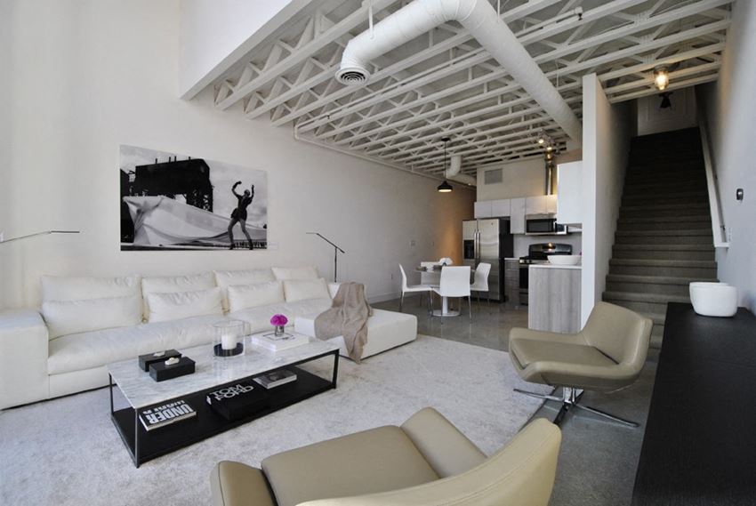 spacious, open concept living room - Photo Gallery 1
