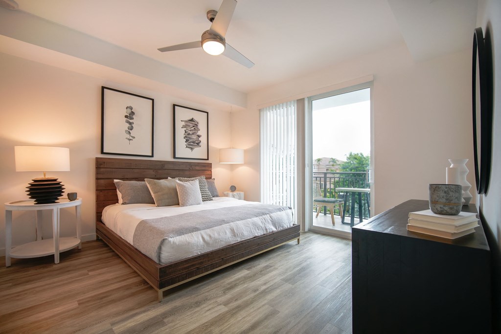 Apartment bedroom Florida