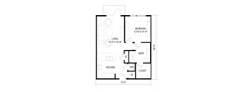 a floor plan of a small house