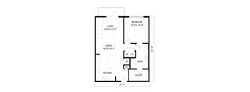 a floor plan of a small house